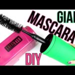 DIY Crafts: How To Make A Giant Mascara Tube & Brush -DIYs Storage Idea or Gift Box-Cool DIY Project