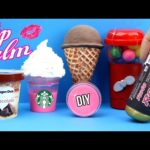 DIY Lip Balm {Easy}! 5 Mini Candy, Liquid Starbucks, Bubblegum & Ice Cream Lip   Gloss DIYs!