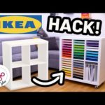 DIY IKEA Hack – Kallax modified to 45 shades paper rack [4K]