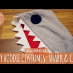 DIY Black Cat & Shark Hoodie Costumes – HGTV Handmade