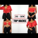 4 No-Sew DIY T-Shirt Hacks To Transform Your Style This Summer