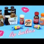 DIY Lip Balm {Easy}! 5 Miniature Starbucks, Soda, Pizza & Bubblegum Lip Gloss DIYs! Lip Balm How To