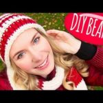 Knit a Hat! DIY Beanie Hat with Pom Pom + DIY Knitting Loom! Easy for Knitting or Crochet Beginners