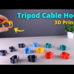 How to Design and 3D Print a Cable Hook for Tripods