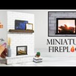 DIY Miniature Fireplace