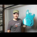 DIY how to paint your own guitar spray can refinishing finish electric guitar bass NO SANDING