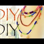 DIY Tribal Colorblock Rope Necklaces – Ethnic Proenza Schouler Fashion