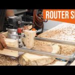 Adjustable Router Flattening Sled – woodworking Jig