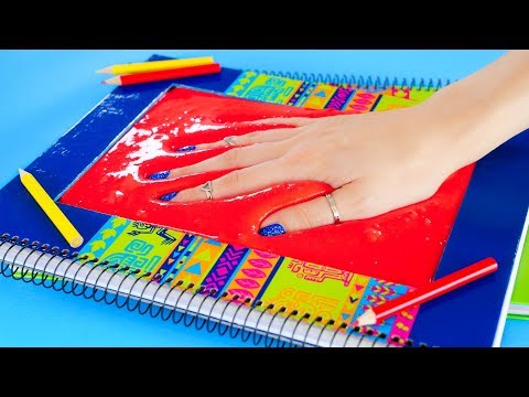 Sneak Stress Relievers in Class! DIY Slime, Squishy School Supplies & Pranks!