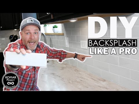 How to Install a Subway Backsplash Tile!! Everything You Need to Know In One Video!!! DIY