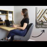 How To Build A Fold Down Wall Desk | DIY Murphy Desk