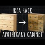 IKEA Hack! “TARVA” DIY Apothecary Cabinet