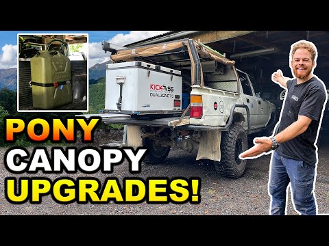 Jocko’s Cheap & Easy DIY Canopy Mods! $50 water tank & pump setup + top value for money 12v setup!