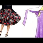 New style DIY Circular Wrap Skirt 2-in-1 | Amazing Sewing Ideas | Step by step sewing tutorial