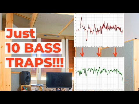 DIY Home Studio Treatment: With just 10 BASS TRAPS!!! (Measurements)