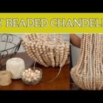 DIY Home Decor: Beaded Chandelier