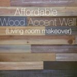 LIVING ROOM MAKEOVER WITH WOOD ACCENT WALL:  DIY ideas for transforming your space inexpensively