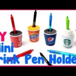 DIY Crafts: 5 Easy DIY Pen Miniature Drink Holders – Cool & Unique Craft Idea