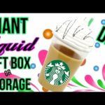 DIY Crafts: How To Make A Giant Liquid Starbucks – DIYs Storage Idea or Gift Box – Cool DIY Project