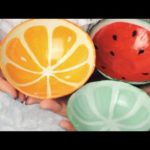 DIY: Clay Fruit Bowls from Scratch – Watermelon, Orange, Lime