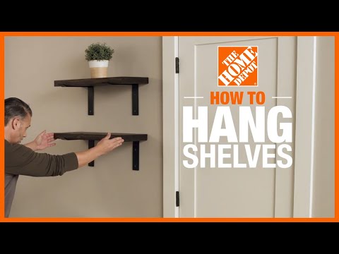 How to Hang Shelves | DIY Projects | The Home Depot