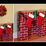 DIY Christmas Fireplace for the Holidays