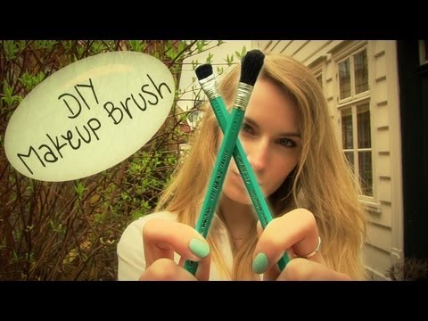 DIY: Makeup Brush! How to Make a Makeup Brush.