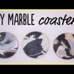 DIY | How to Make Marble Coasters from Clay (SO Easy!)