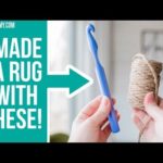 DOLLAR TREE DIY | How to Make a Farmhouse Jute Rug from Dollar Store Twine