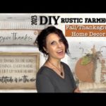 DIY Rustic Farmhouse Fall Crafts | DIY Fall Crafts | DIY Fall/Thanksgiving Home Decor Crafts 2023