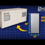 How To Install A Door On A Shipping Container: DIY Kit