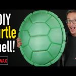 DIY NInja Turtle Shell Tutorial and EVA Foam Templates. TMNT Costume Made From Floormats!