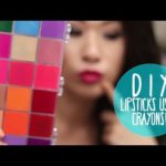 DIY Lipsticks using CRAYONS! Organized in a Palette | Wearable Colors