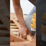 Install Amazing wooden folding armchair #shorts #woodworking  #diy #woodworkingshop