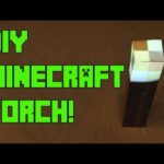 DIY Minecraft Torch – with Flickering Effect!