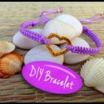 DIY Bracelet! Bracelet Making Tutorial with String and a Heart Charm