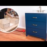 DIY Bathroom Vanity with Custom Drawers | Woodworking