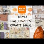 TEMU Halloween Craft Haul | Moulds, Stencils, Stickers & More! | Easy Spooky DIY Projects