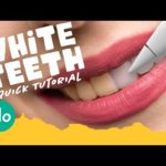 How to WHITEN TEETH in PROCREATE #Shorts – Quick Procreate Tutorial