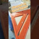 Diamond on Speed Square #diy #tools