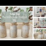 Dollar Tree Farmhouse Decor DIY