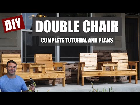 How to Make a Double Chair Bench | DIY Double Chair Version 1 | Patio Furniture