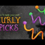 Quick & Easy DIY Glittery Curly Picks for Your Halloween Tree 🎃✨