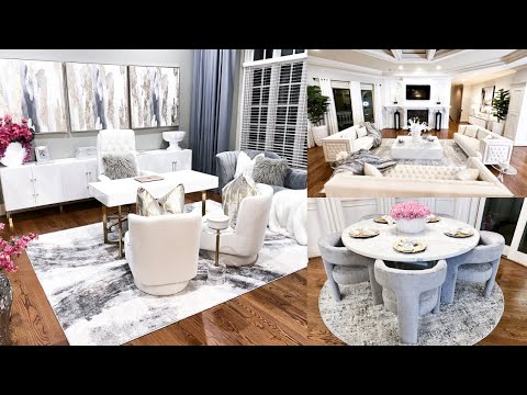 DIY EXTREME HOME MAKEOVER | Office, Kitchen Nook, Living Room, Dining Room!