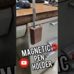 Crafting a quick and easy handmade magnetic pen holder/diy project