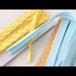 SEW DIY BIAS TAPE, single fold, double fold, continuous bias tape