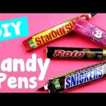 DIY Crafts: 4 Easy DIY Candy Pens – Cool &  Unique Craft Tutorial