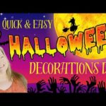 6  Quick & Easy Halloween Decorations DIY Dollar Tree Halloween Decorations Halloween DIYs