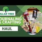 Journaling & Crafting DIY Supplies ~ What I got at Dollar Tree FALL HAUL for upcoming projects