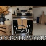 FALL DECORATE WITH ME | COZY KITCHEN FALL DECOR| DIY HOME DECOR | FALL NEUTRAL DECORATING IDEAS 2023